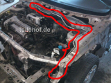 Klimaleitung (Trockner zum Tauscher) f�r Mazda 323 S V