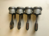 4 Zylinderkolben mit Pleuelst. 0111Y9 f�r Peugeot Citroen TU3JP 75PS