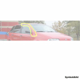 Gummidichtung B386 DX T�rrahmen vr f�r Fiat Punto (176)