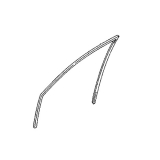 Gummidichtung Scheibenf�hrung vr f�r Mazda 323F BJ