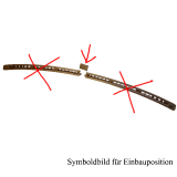 Blende BC1D55574 mitte braun f�r Mazda 323 BA 94-98