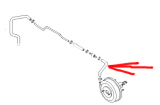 Unterdruckschlauch 474712J110 f�r Nissan Primera P11 1,6l 16 1,8l 16V
