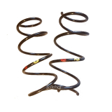 Set Fahrwerksfeder vorne 8200193020 rot gelb f�r Renault Clio II